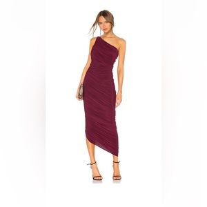 NORMA KAMALI “Diana Gown” in Plum